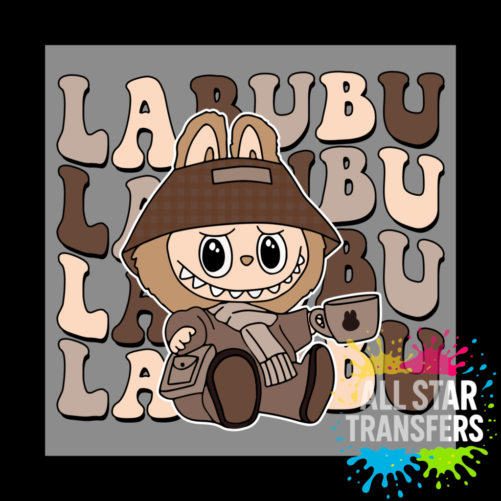 Cute Monster Wave - Brown/Light Brown