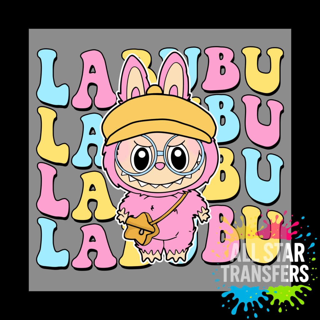 Cute Monster Wave - Blue/Pink/Yellow