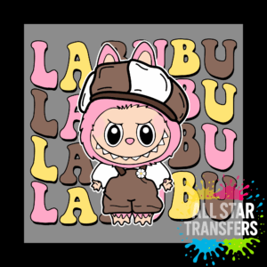 Cute Monster Wave - Pink/Yellow/Brown