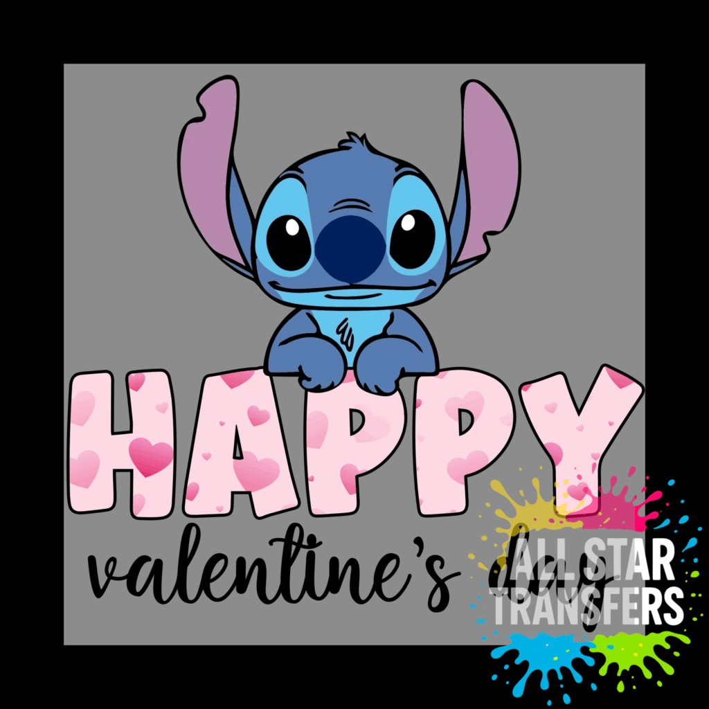 Blue Alien - Happy Valentines Day