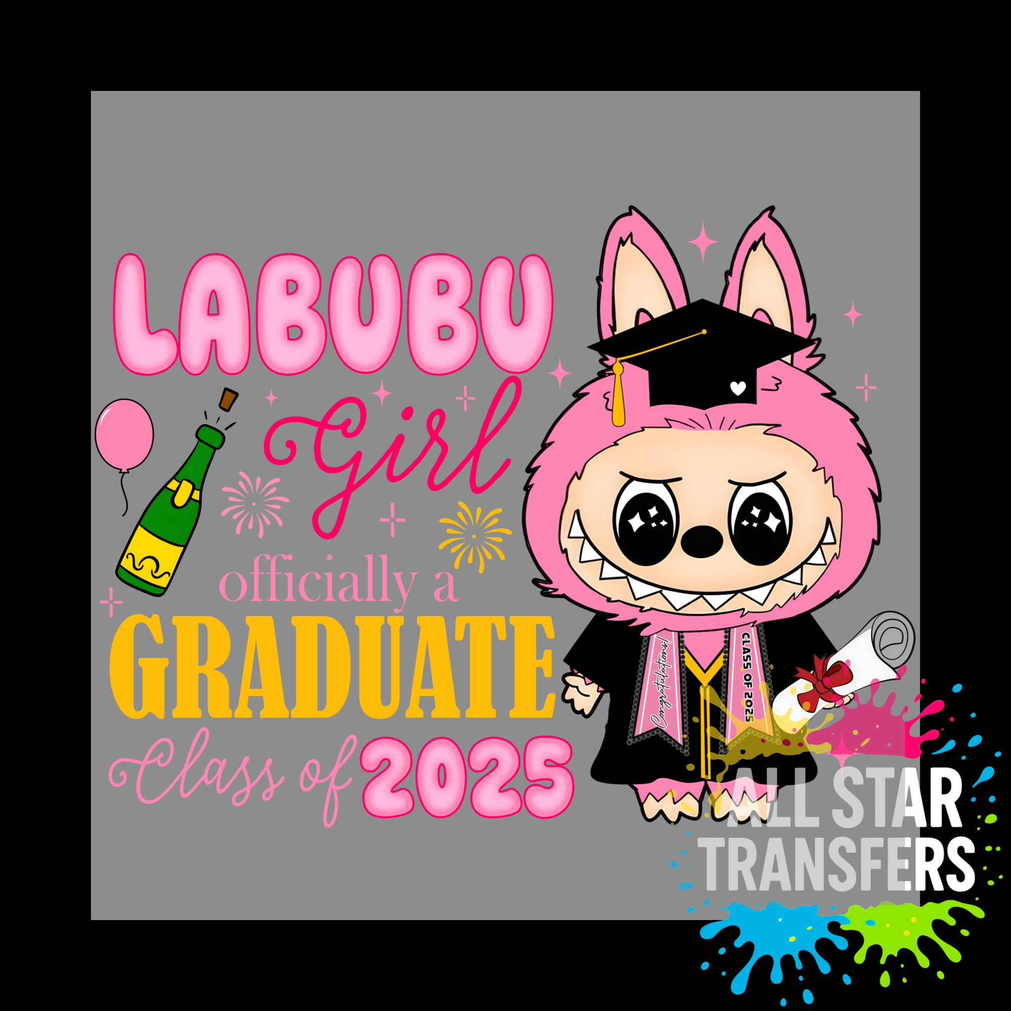 Cute Monster - Graduate Class of 2025