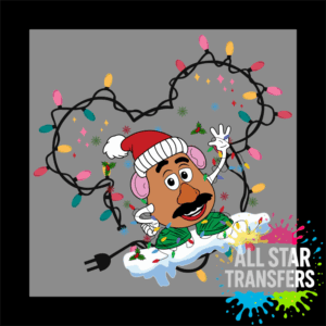 Tangled in Christmas Lights - Toy Mr Potato