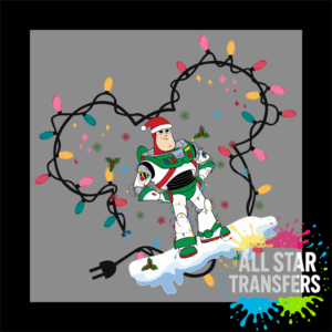 Tangled in Christmas Lights - Toy Astronaut