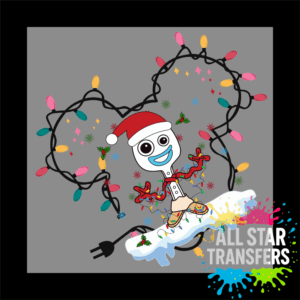 Tangled in Christmas Lights - Toy Fork