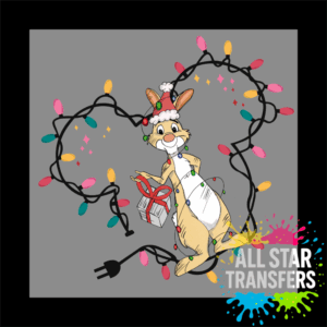 Tangled in Christmas Lights - Rabbit