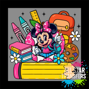 School Pencil - Girl Mouse