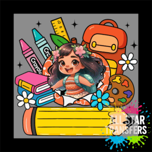 School Pencil - Tropical Girl