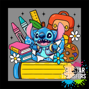 School Pencil - Blue Alien