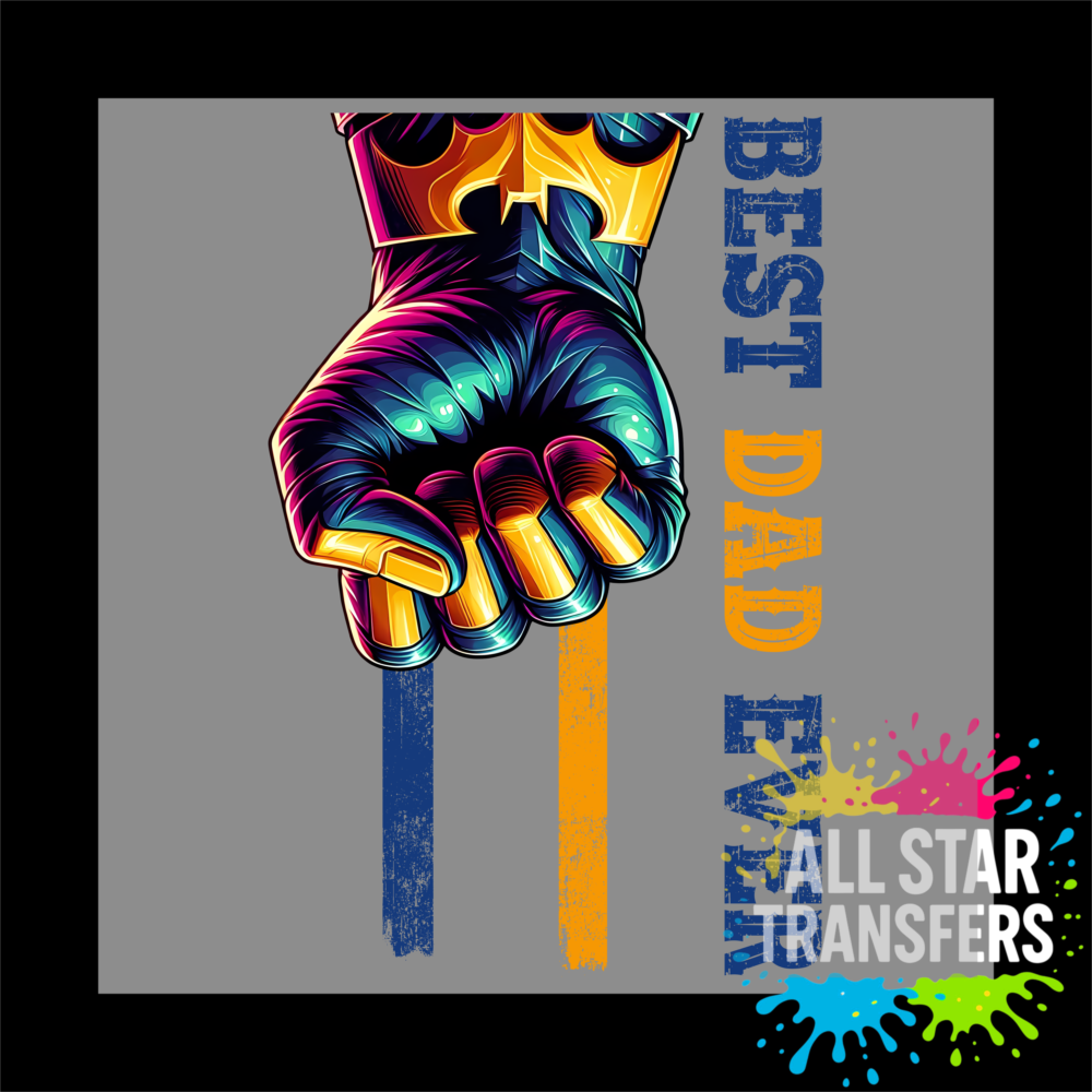 Superhero Fist - Best Dad Ever - Design 1