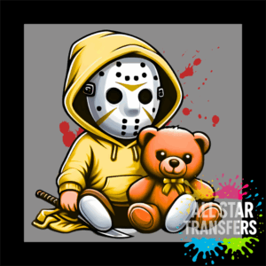 Halloween - Masked Boy with Teddy