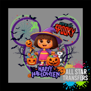 Happy Halloween - Purple/Green - Girl Explorer