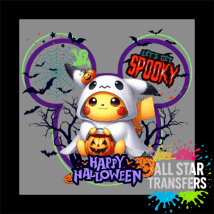 Happy Halloween - Purple/Green - Yellow Guy