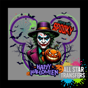 Happy Halloween - Purple/Green - Clown