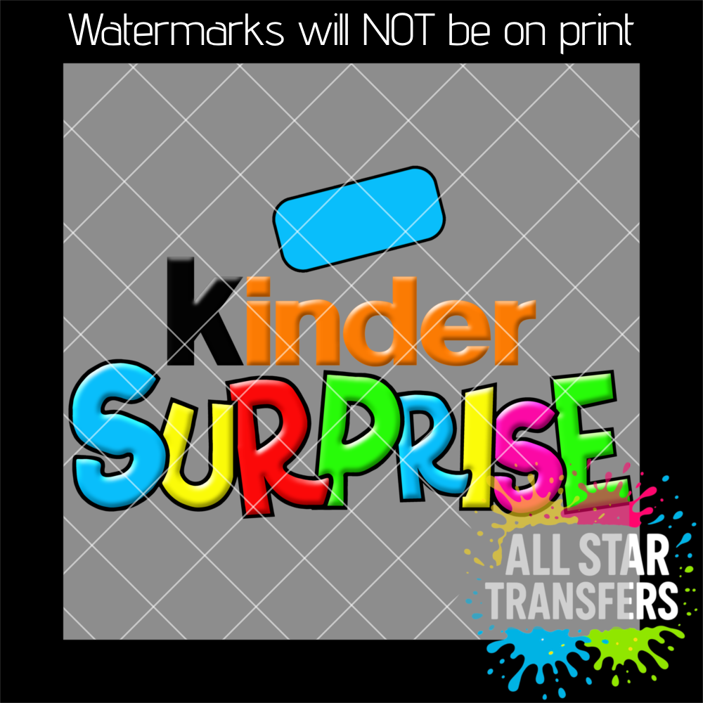 *UV DTF - Kinder Surprise