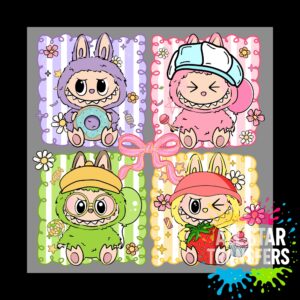 Cute Monster - Stripe Friends