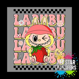 Cute Monster Check - Red/Yellow