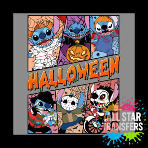 Halloween - Blue Alien Monster gang