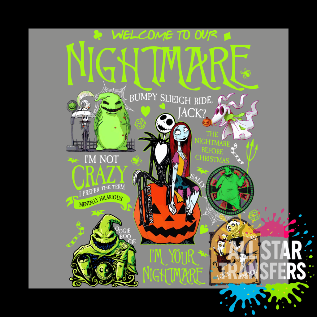 Halloween - Skeleton Gang Green