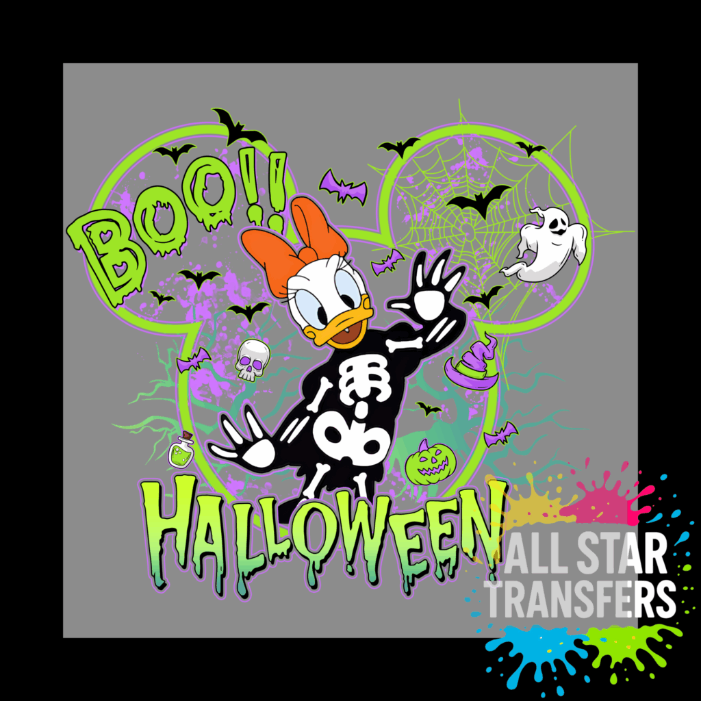 Halloween - Duck girl skeleton ears