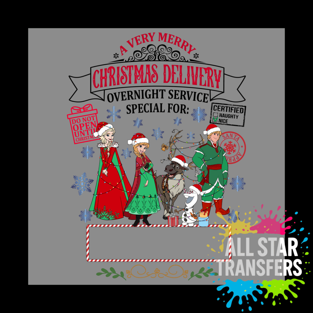 A Very Merry Christmas Delivery - Froze Design 1
