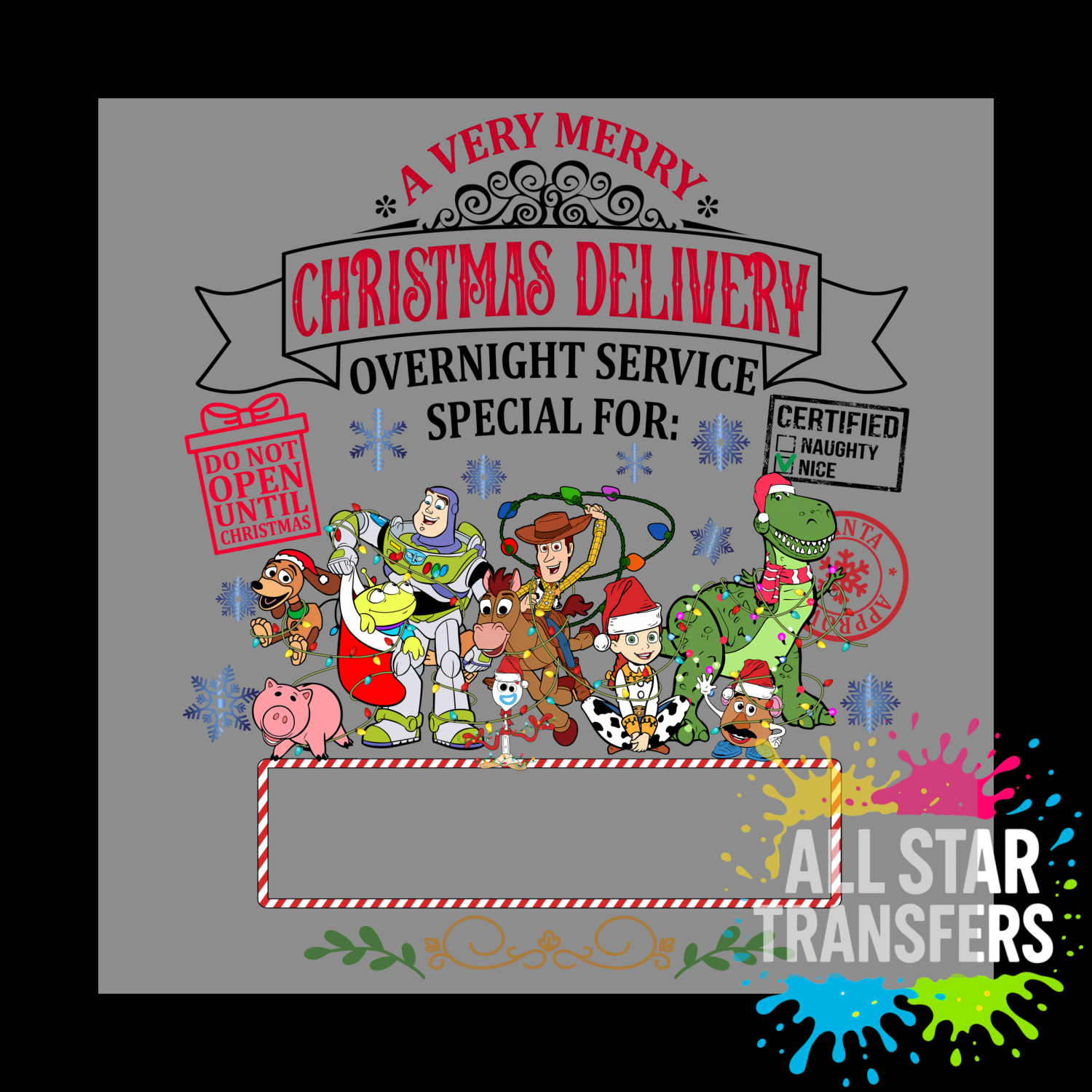 A Very Merry Christmas Delivery - Toys Design 1