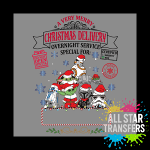 A Very Merry Christmas Delivery - Star Design 1