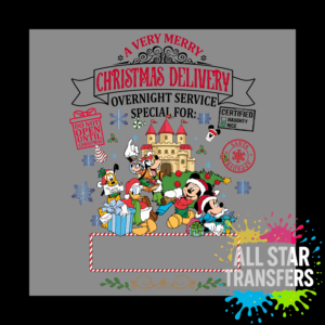 A Very Merry Christmas Delivery - Mouse & Friends Design 3 (UP TO 40% OFF)