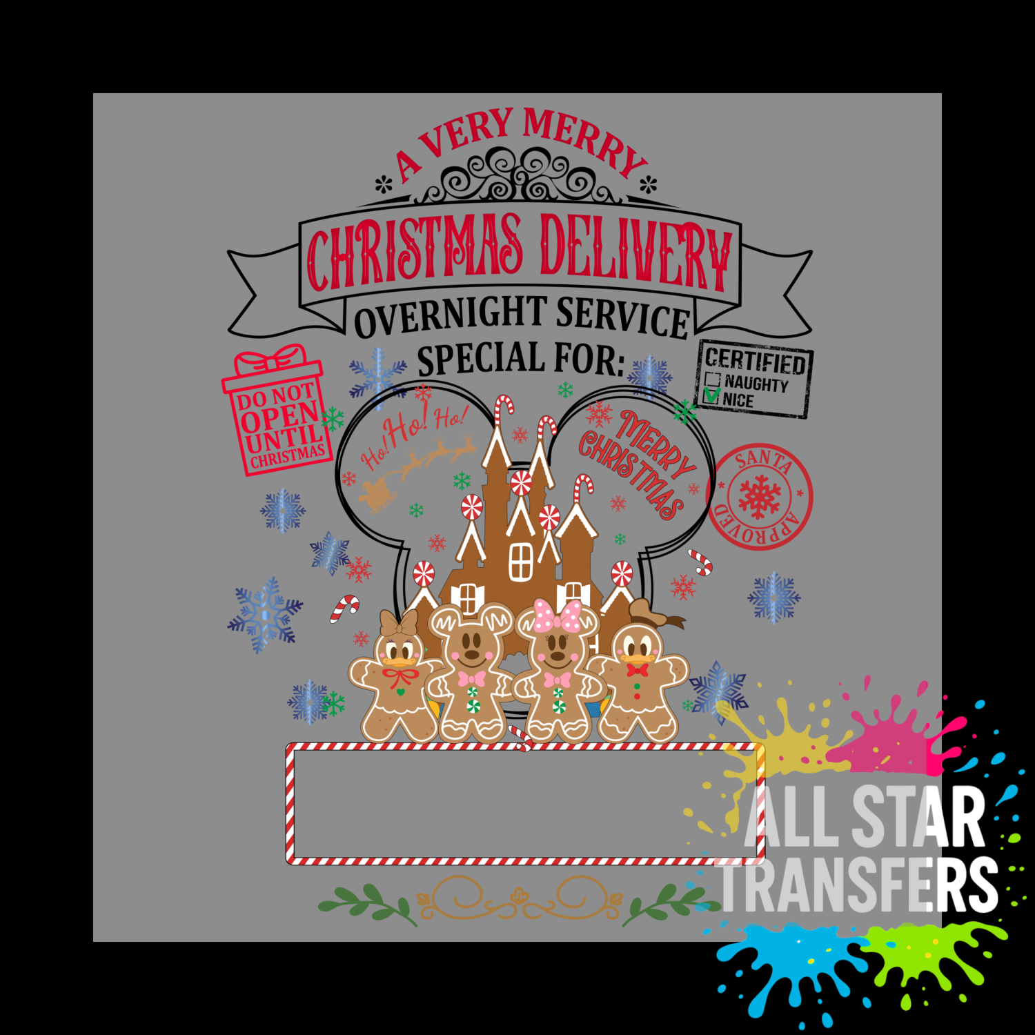 A Very Merry Christmas Delivery - Mouse & Friends Design 4 (UP TO 40% OFF)
