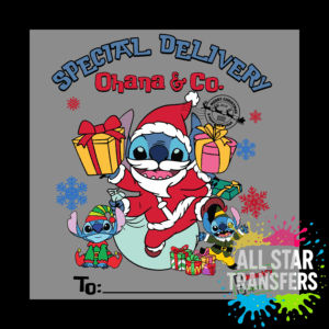 Special Delivery - Blue Alien Design 1