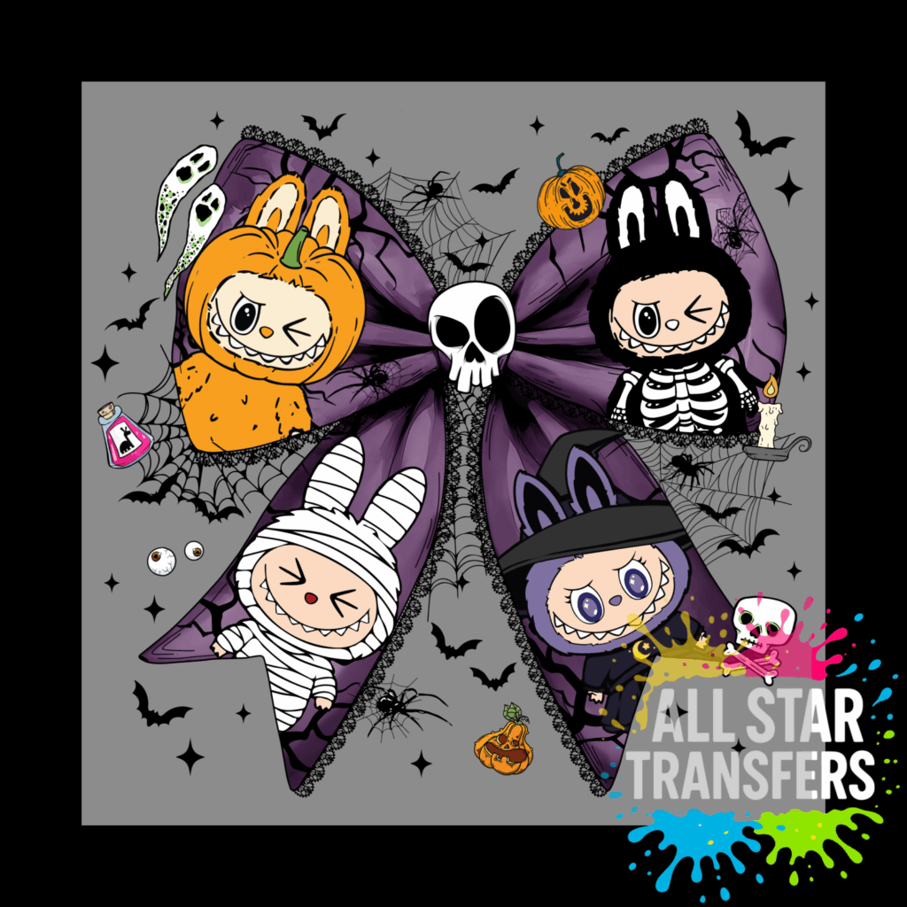 Cute Monster Halloween - Bow