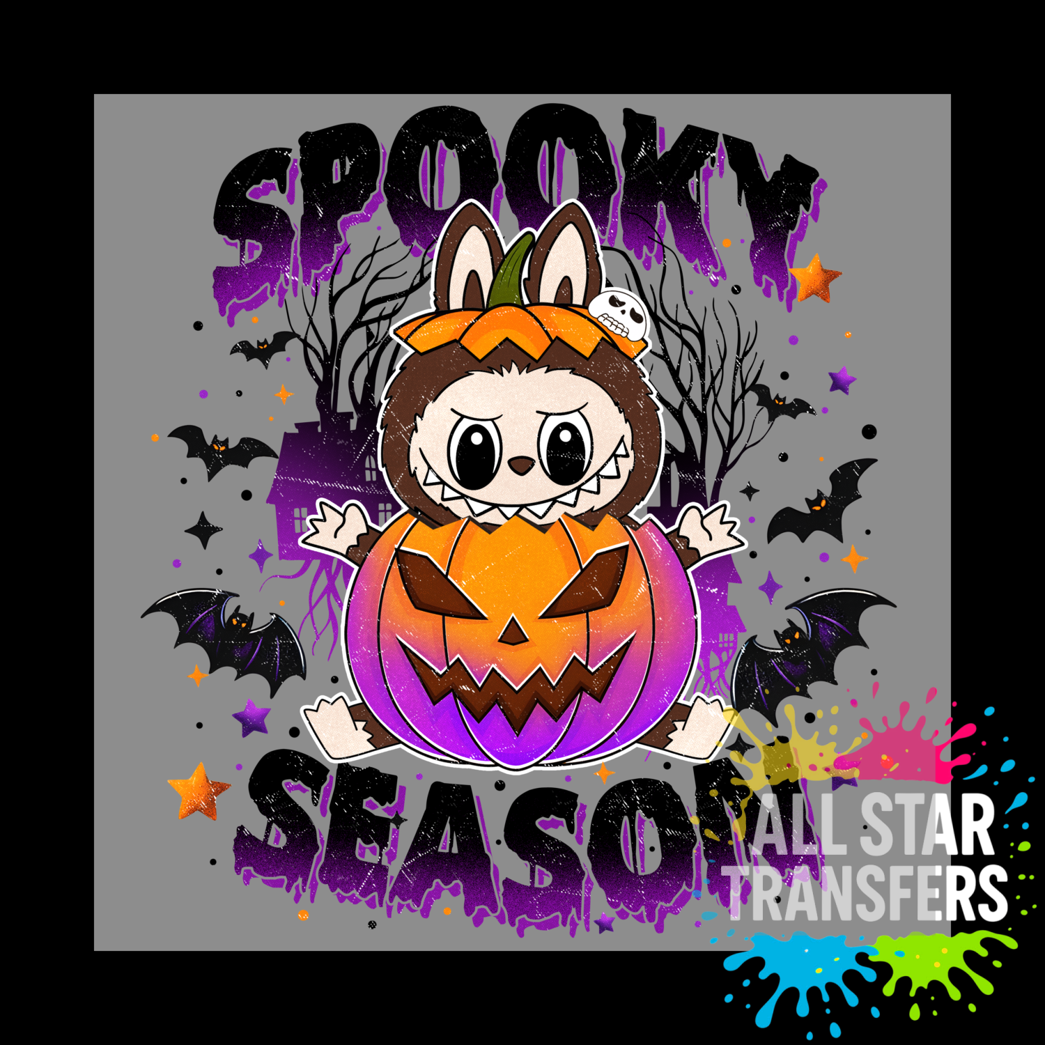 Cute Monster Halloween - Spooky Season