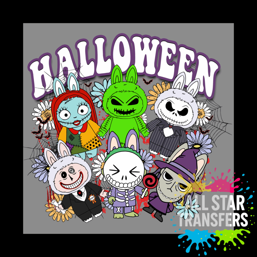 Cute Monster Halloween - Skeleton Buddy's