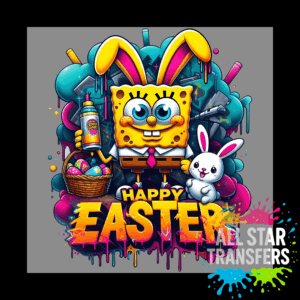 Sea Sponge Bunny Ears - Happy Easter