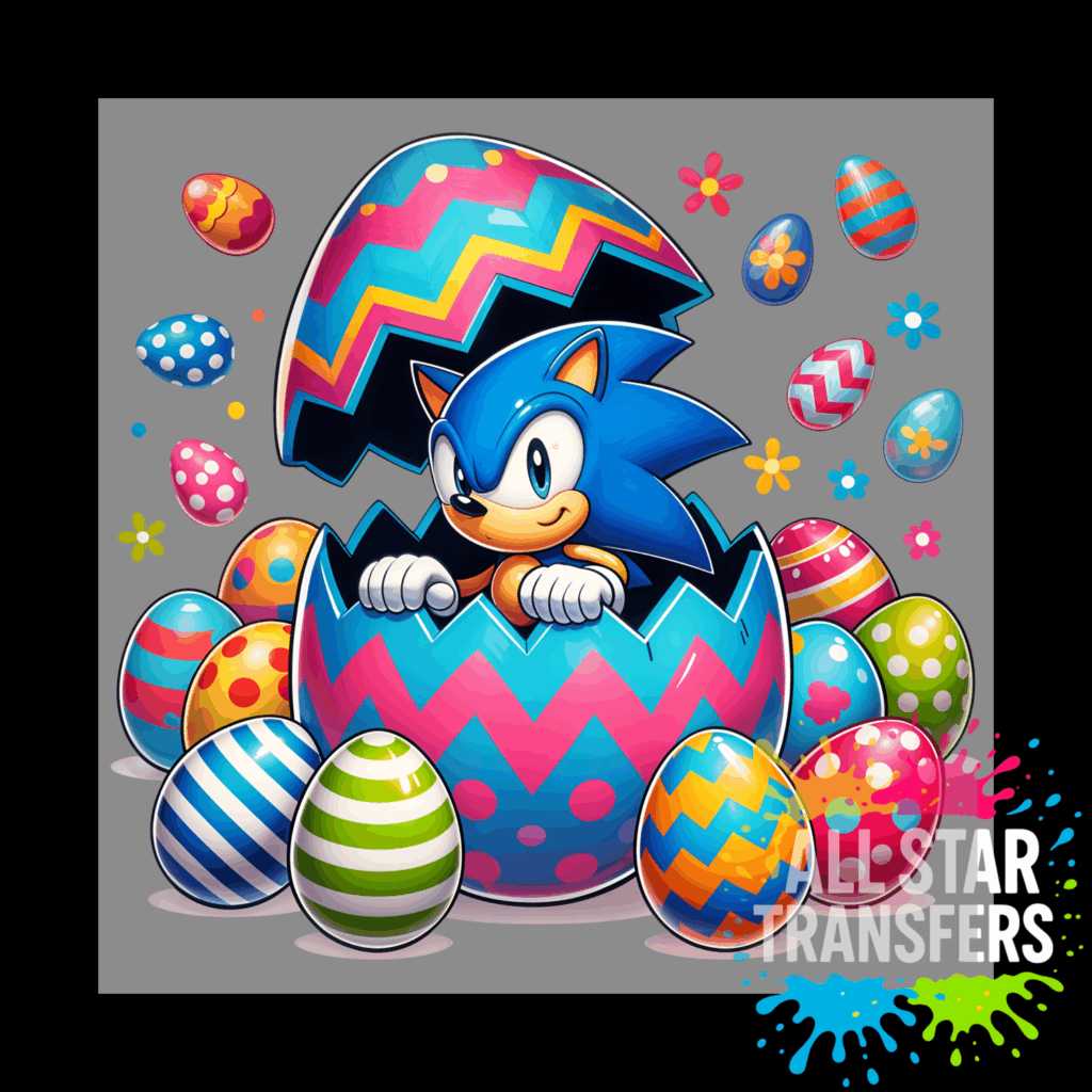 Blue Hedgehog- Egg Burst