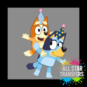 Blue Dog - Party Hats