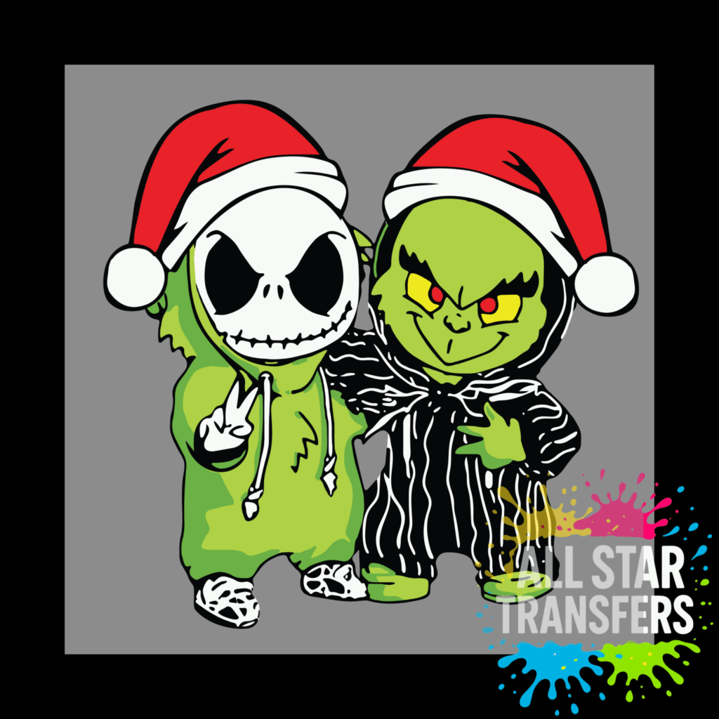 Grumpy and Nightmare Santa Hats
