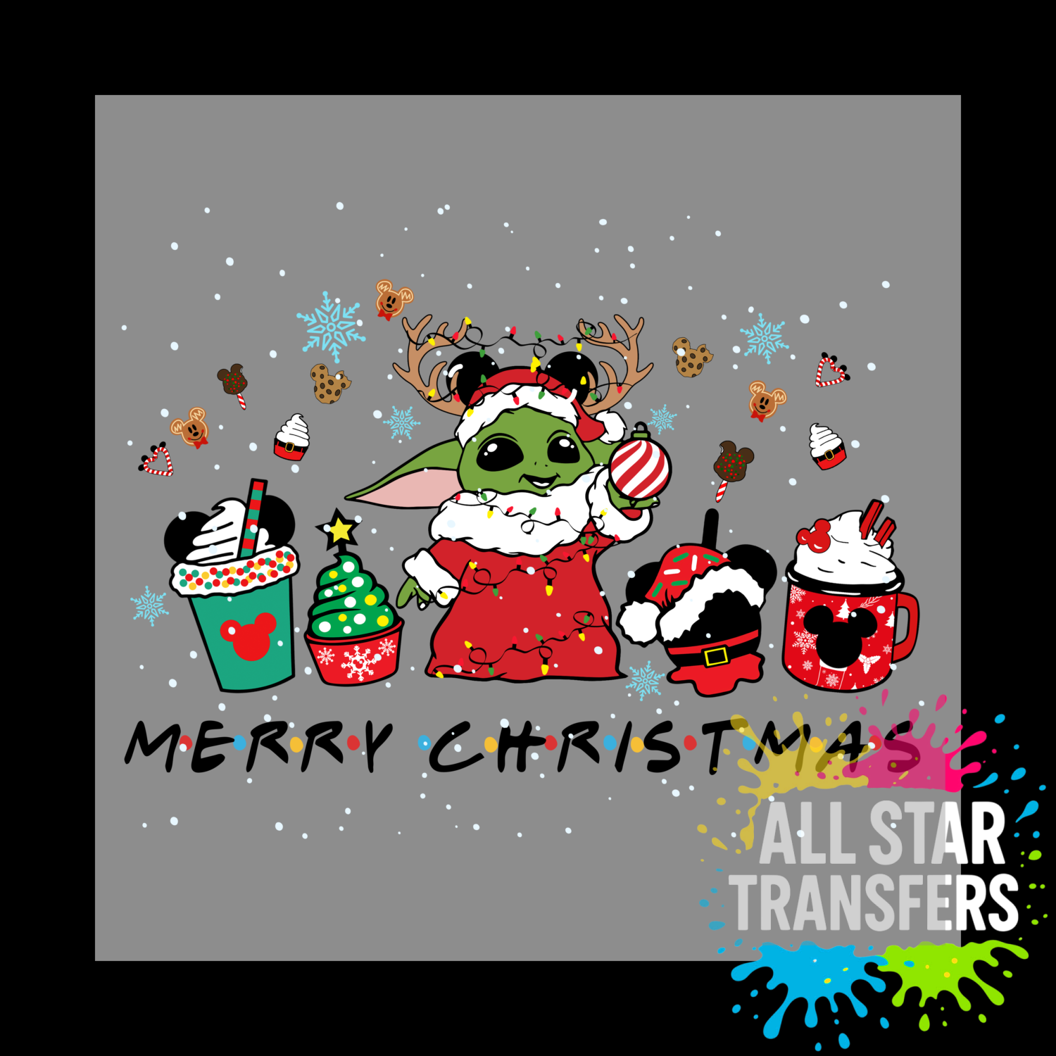 Green Alien Merry Christmas