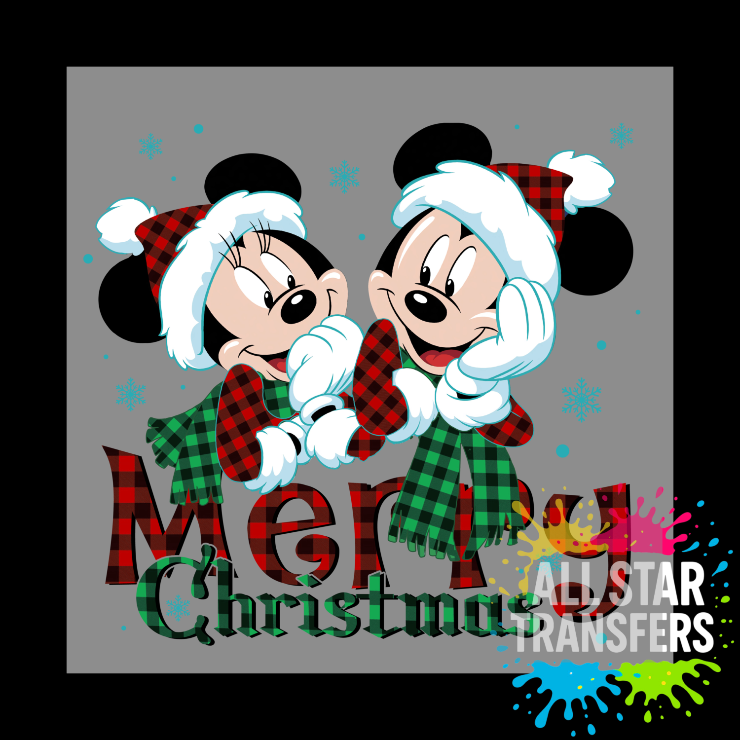 Boy and Girl Mouse - Tartan