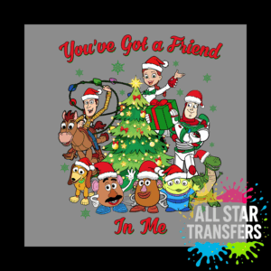 Characters round tree