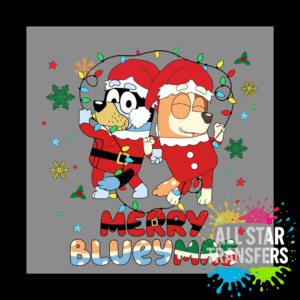 Blue Dog - Santa Suits