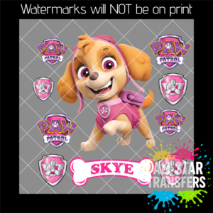 UV DTF - Paw Pat Skye GS*