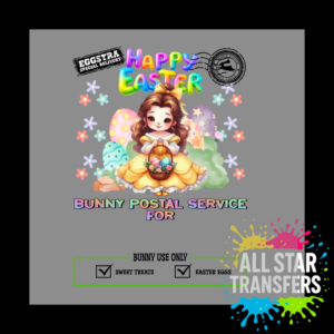 Happy Easter - Special Delivery Yellow Princess Brown Hair