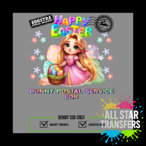 Happy Easter - Special Delivery Pink Princess Blonde Hair