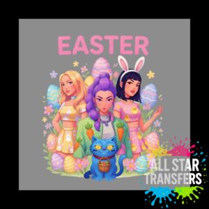 Easter Huntrix with Cat