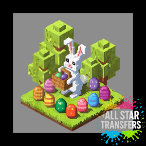 Easter Square Bunny Field