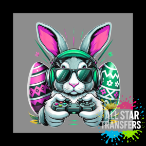 Easter Cool Bunny Gamer