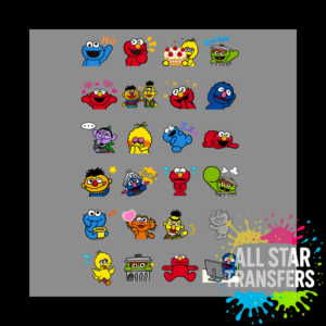 Generic - Sesame St gang faces