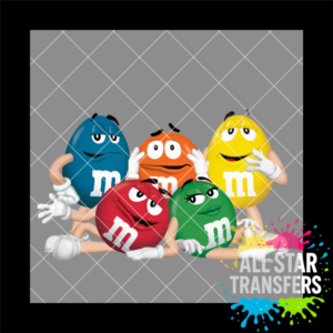 UV DTF - M & M Characters