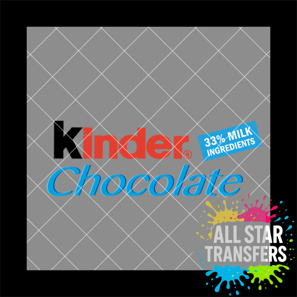 UV DTF - Kinder Chocolate