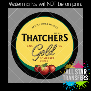 UV DTF - Thatcher's Gold